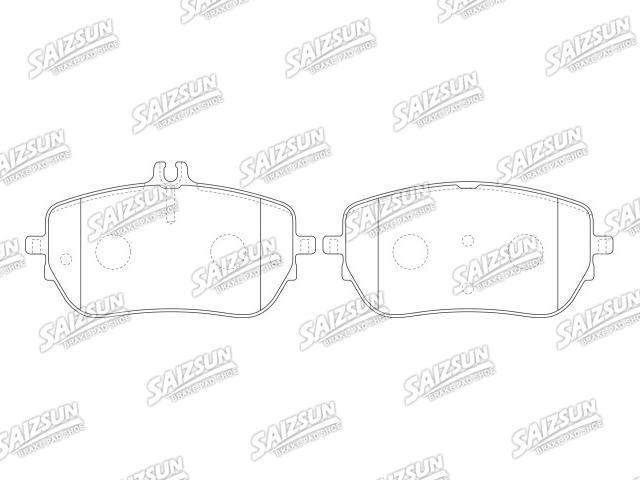 Plaquettes de frein Brake Pad Set:A 000 420 69 02