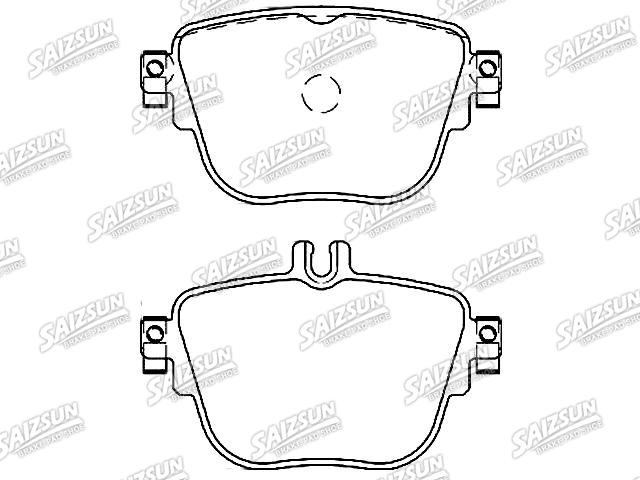 Plaquettes de frein Brake Pad Set:000 420 62 00