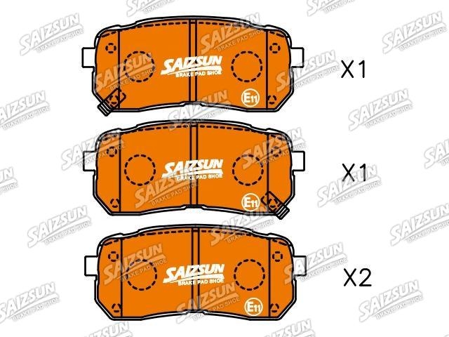 Plaquettes de frein Brake Pad Set:58302-C5A01