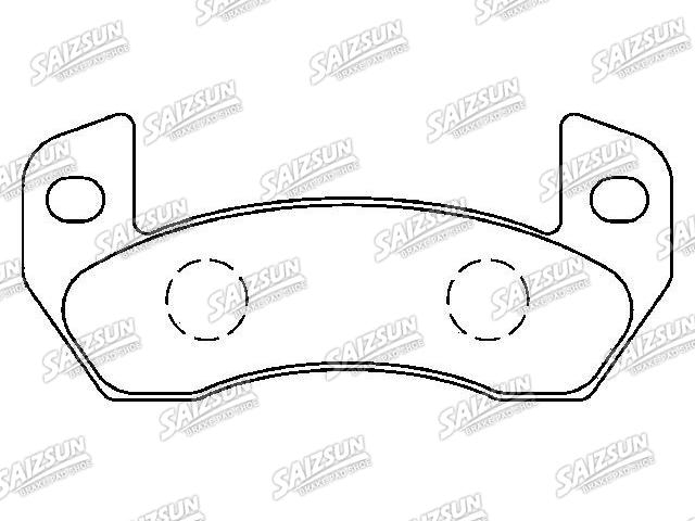 Plaquettes de frein Brake Pad Set:GDB1680