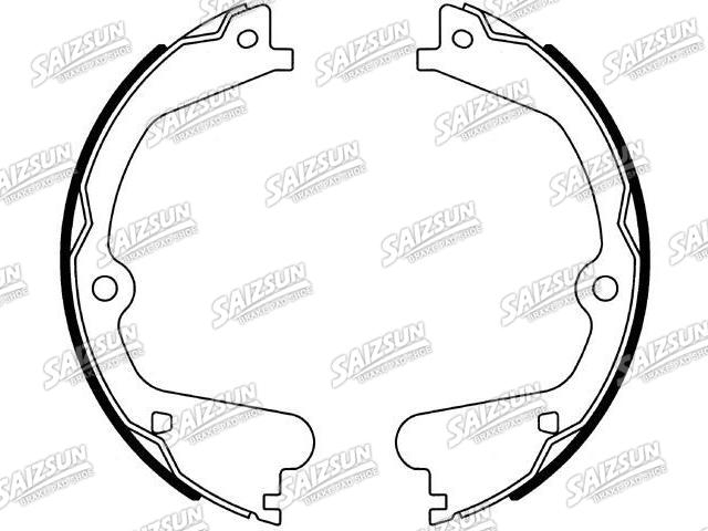 Kit mâchoire de frein Brake Shoe Set:20909250