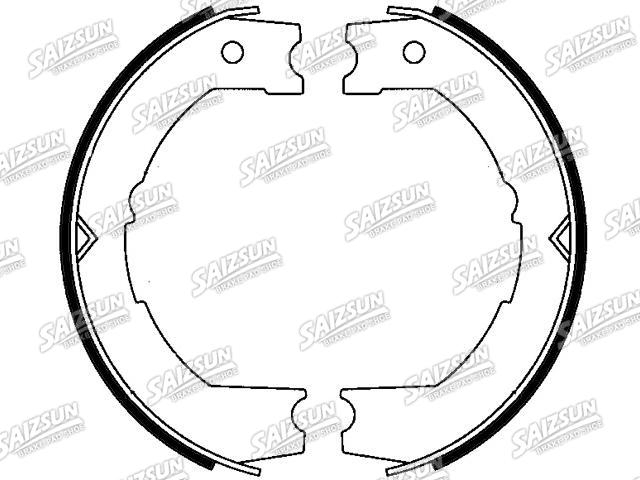 Kit mâchoire de frein Brake Shoe Set:A 3 3722 D 420