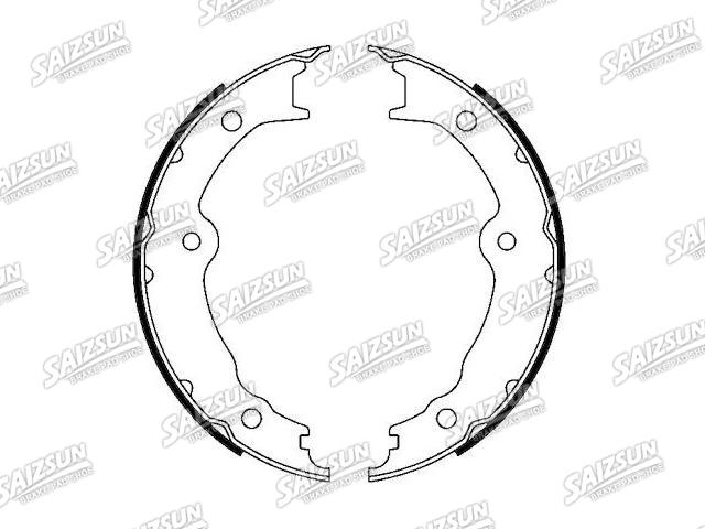Kit mâchoire de frein Brake Shoe Set:46530-30040