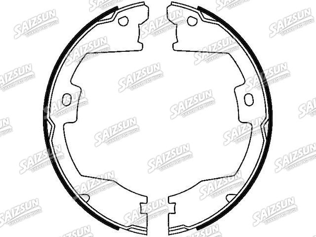 Kit mâchoire de frein Brake Shoe Set:DC3Z-2648-A