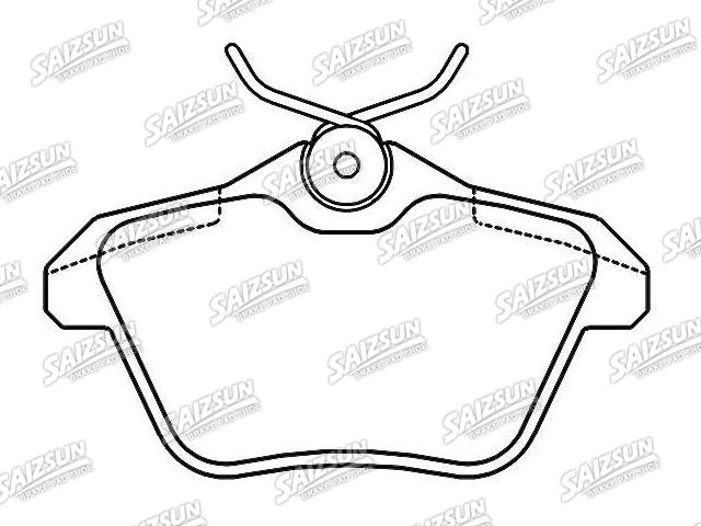 Plaquettes de frein Brake Pad Set:7 171 291 0