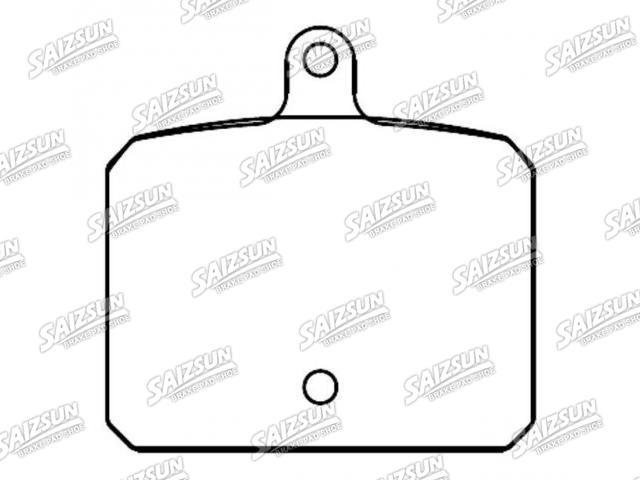 Plaquettes de frein Brake Pad Set:D75-7004