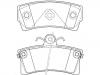 Plaquettes de frein Brake Pad Set:F1010371510