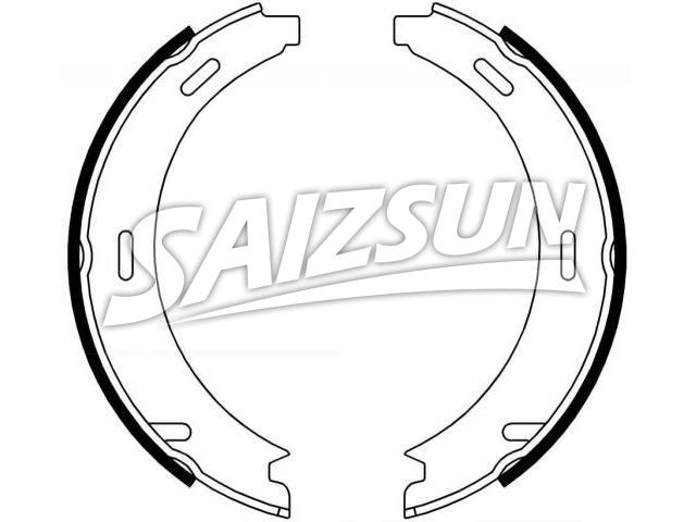 刹车蹄片 Brake Shoe Set:124 420 07 20