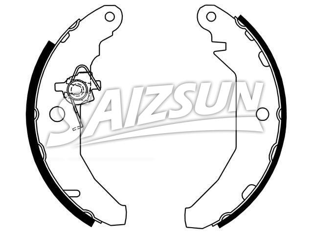刹车蹄片 Brake Shoe Set:5 020 562