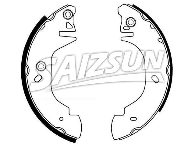 刹车蹄片 Brake Shoe Set:6 579 150
