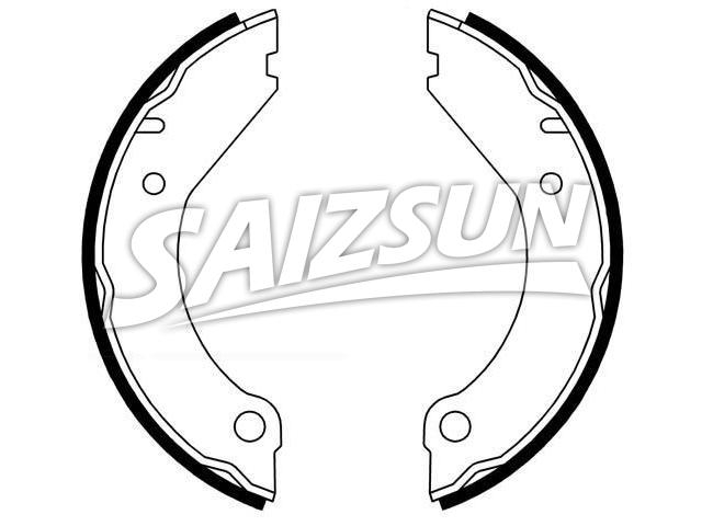 刹车蹄片 Brake Shoe Set:1330 310