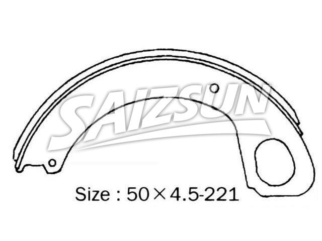 刹车蹄片 Brake Shoe Set:ME625031