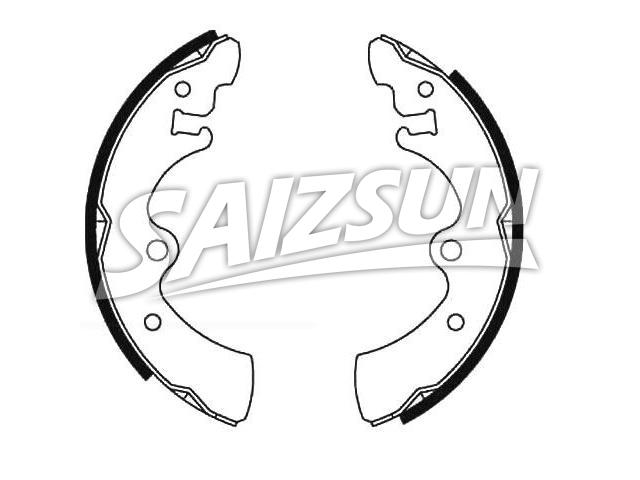 刹车蹄片 Brake Shoe Set:44060-D0125