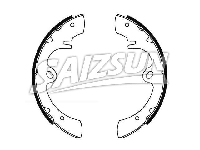 刹车蹄片 Brake Shoe Set:44060-01W25