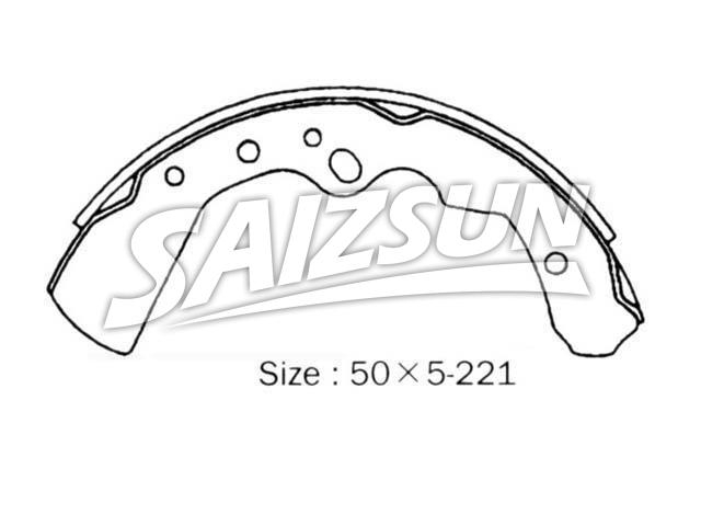 刹车蹄片 Brake Shoe Set:41060-G3225