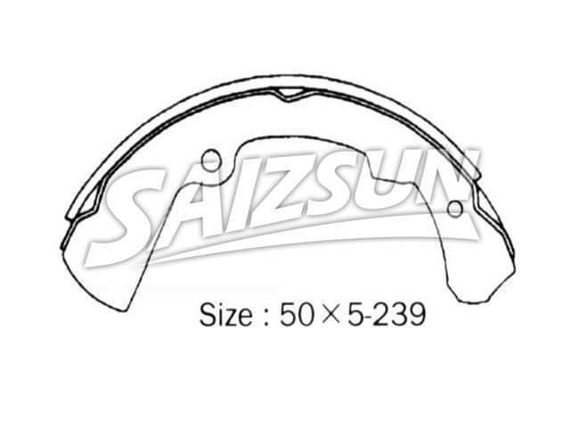 刹车蹄片 Brake Shoe Set:NR2021