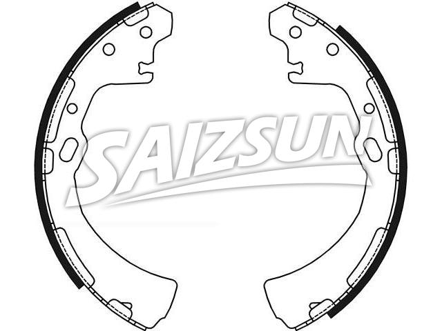刹车蹄片 Brake Shoe Set:44060-08G25