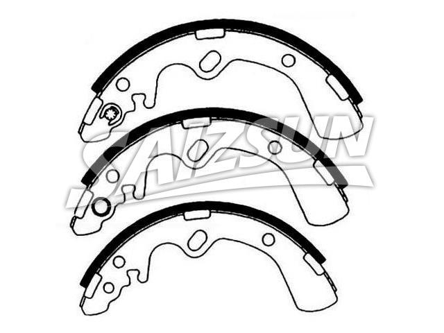 刹车蹄片 Brake Shoe Set:G717-26-310