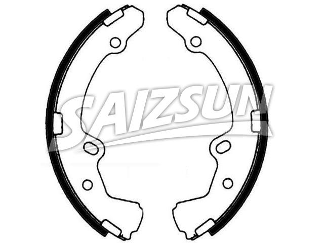 刹车蹄片 Brake Shoe Set:H720-33-37Z