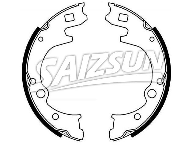 刹车蹄片 Brake Shoe Set:S085-26-330