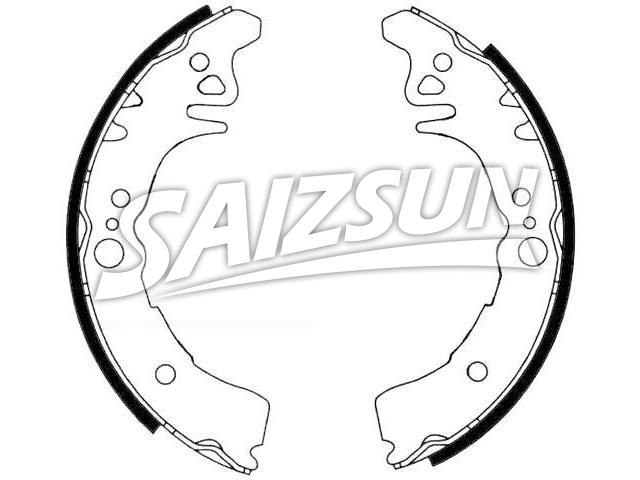 刹车蹄片 Brake Shoe Set:04495-59010