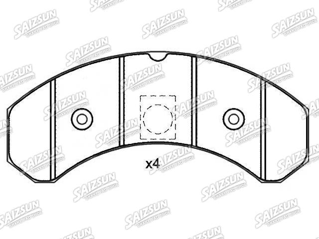Plaquettes de frein Brake Pad Set:8 284 000 224