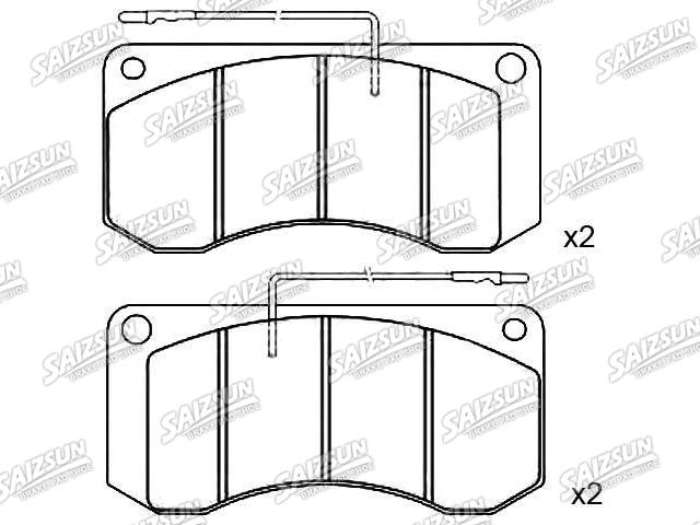 Plaquettes de frein Brake Pad Set:5000 297 808