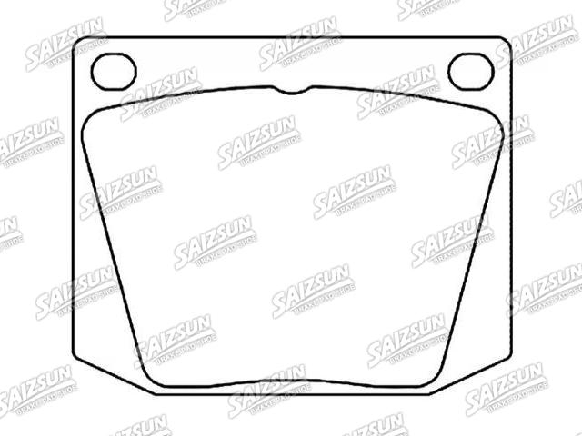 Plaquettes de frein Brake Pad Set:GBP90110