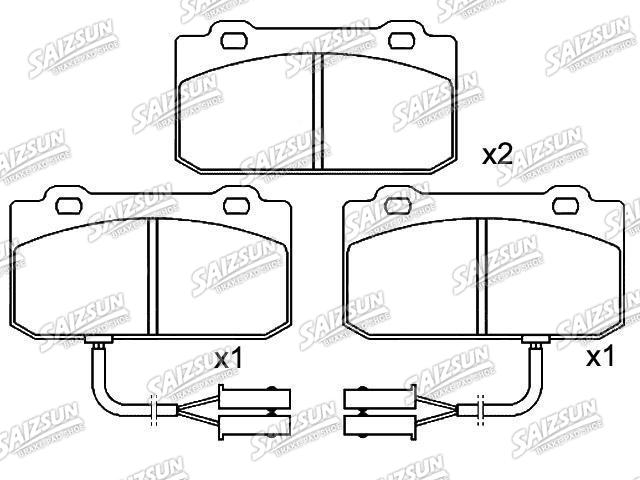 Plaquettes de frein Brake Pad Set:0060 750 760