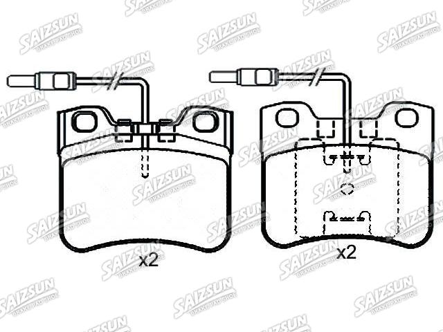 Plaquettes de frein Brake Pad Set:95 619 549