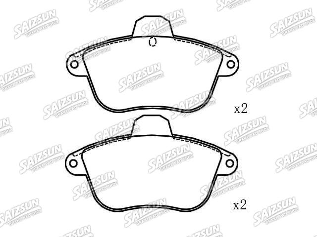 Plaquettes de frein Brake Pad Set:60 00 009 363