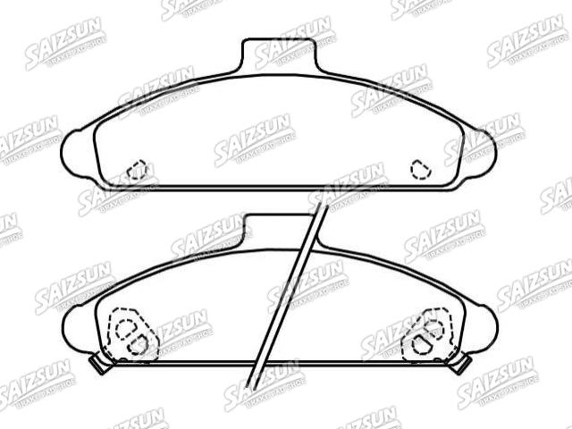 Plaquettes de frein Brake Pad Set:58101-23A00