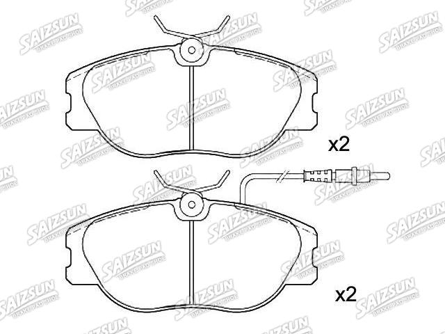 Plaquettes de frein Brake Pad Set:9 944 329