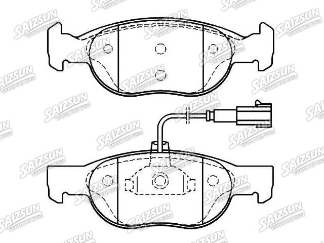 Plaquettes de frein Brake Pad Set:9 950 713