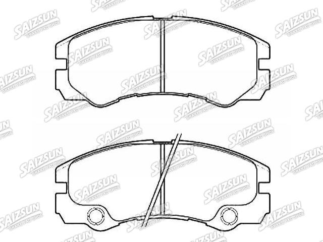 Plaquettes de frein Brake Pad Set:16 05 002