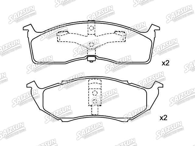 Plaquettes de frein Brake Pad Set:4 882 106