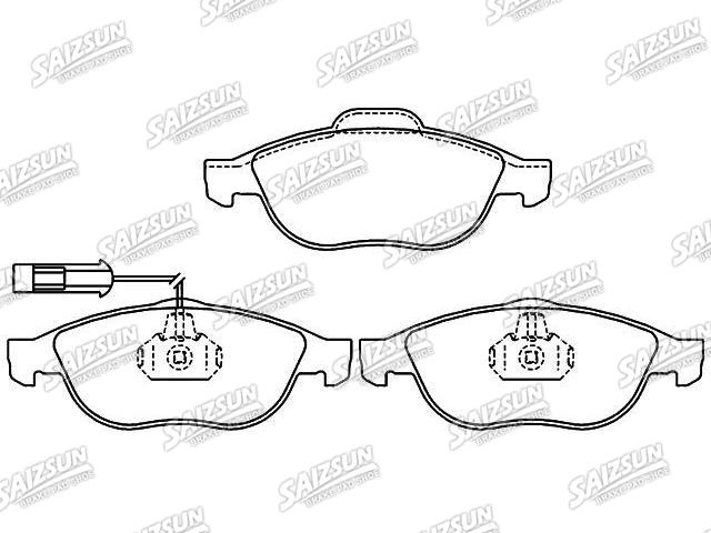 Plaquettes de frein Brake Pad Set:9951226