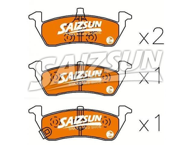 Brake Pad Set:23857536