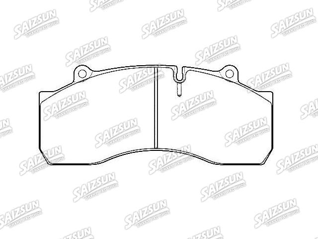 Plaquettes de frein Brake Pad Set:81163