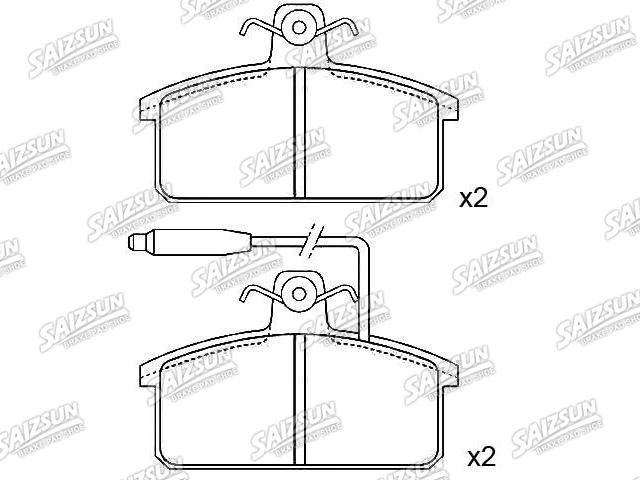 Plaquettes de frein Brake Pad Set:8E0 211 650 81