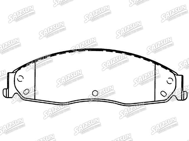 Plaquettes de frein Brake Pad Set:89060375