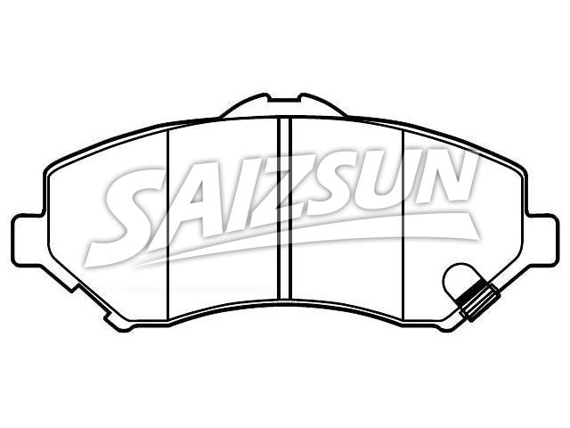 Plaquettes de frein Brake Pad Set:68003701AA