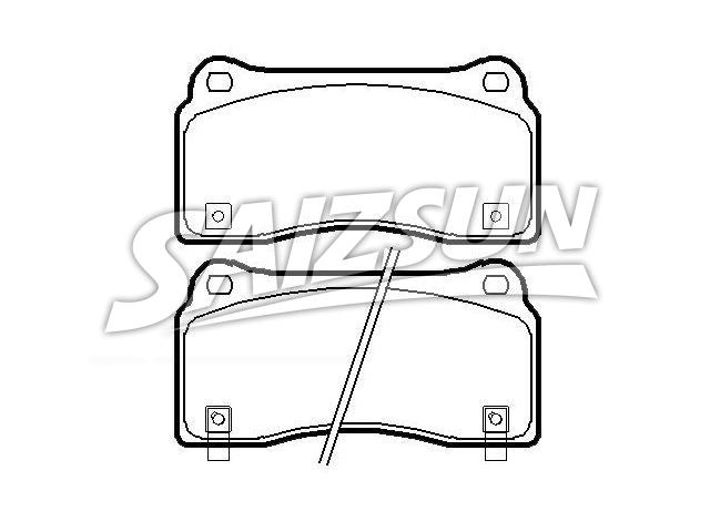 Plaquettes de frein Brake Pad Set:5094291AA
