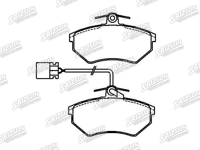 тормозная кладка Brake Pad Set:357 698 151C