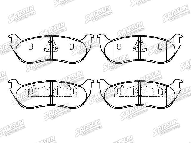 тормозная кладка Brake Pad Set:3L2Z-2200-BA