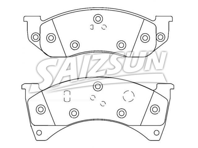 Plaquettes de frein Brake Pad Set:D478-7481A