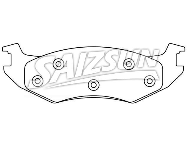 тормозная кладка Brake Pad Set:D142-7074A