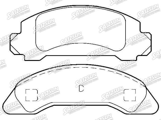 тормозная кладка Brake Pad Set:E69Z-2001-A