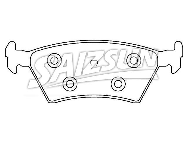 Plaquettes de frein Brake Pad Set:4313838