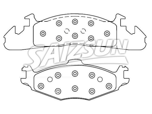 Plaquettes de frein Brake Pad Set:4313268
